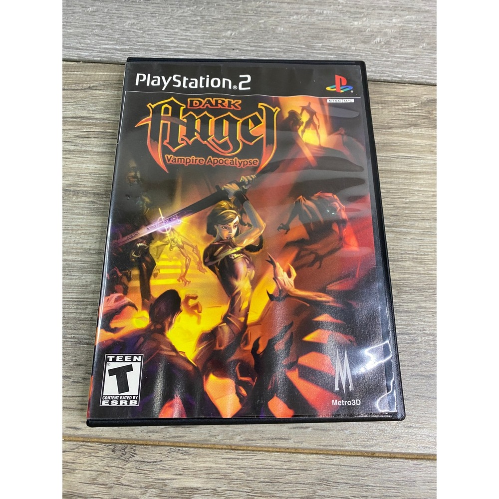 Dark Angel Vampire Apocalypse Sony PlayStation 2 PS2 Case and Artwork Only